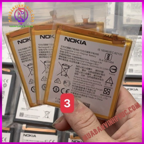 Pin nokia 3 / he319,dung lượng 2630mah / bảo hành 12 tháng - mbvp.com