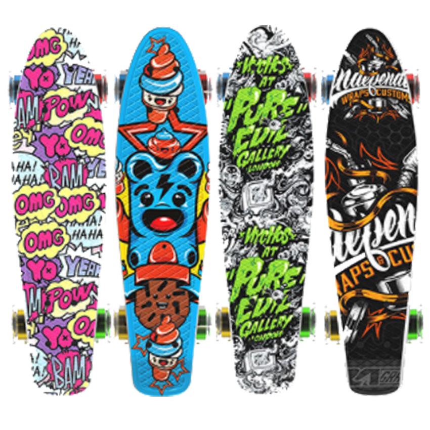 Ván trượt trẻ em penny skateboard bánh có đèn