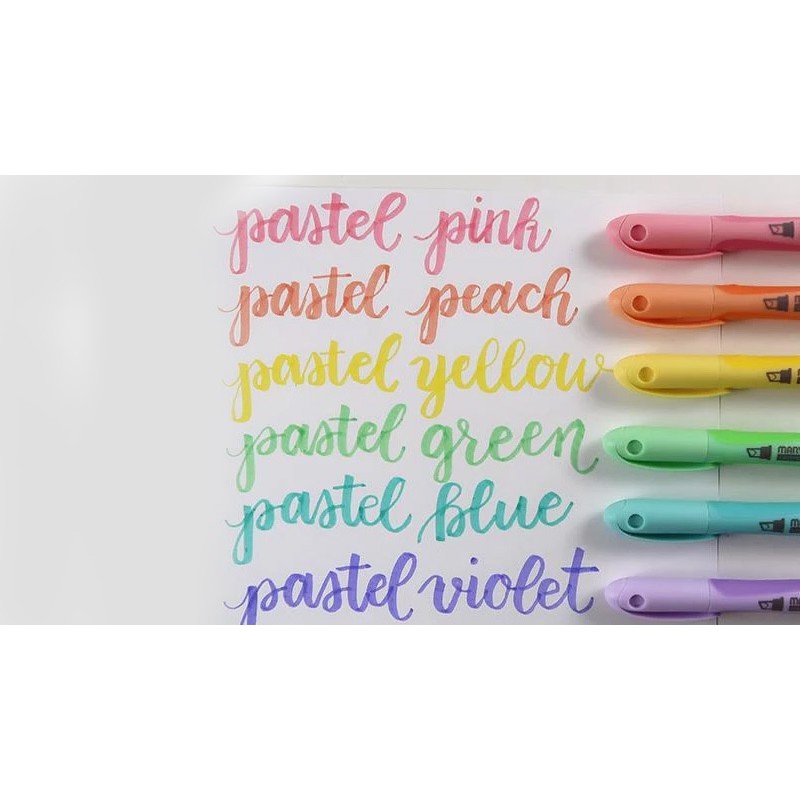 Bút dạ quang marvy 8000 màu pastel - bán lẻ theo màu-dụng cụ vẽ tâm tâm