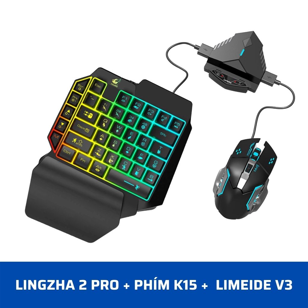 Lingzha Rezar 2 | Bộ chuyển đổi chơi game FPS PUBG Mobile, COD, Firefire