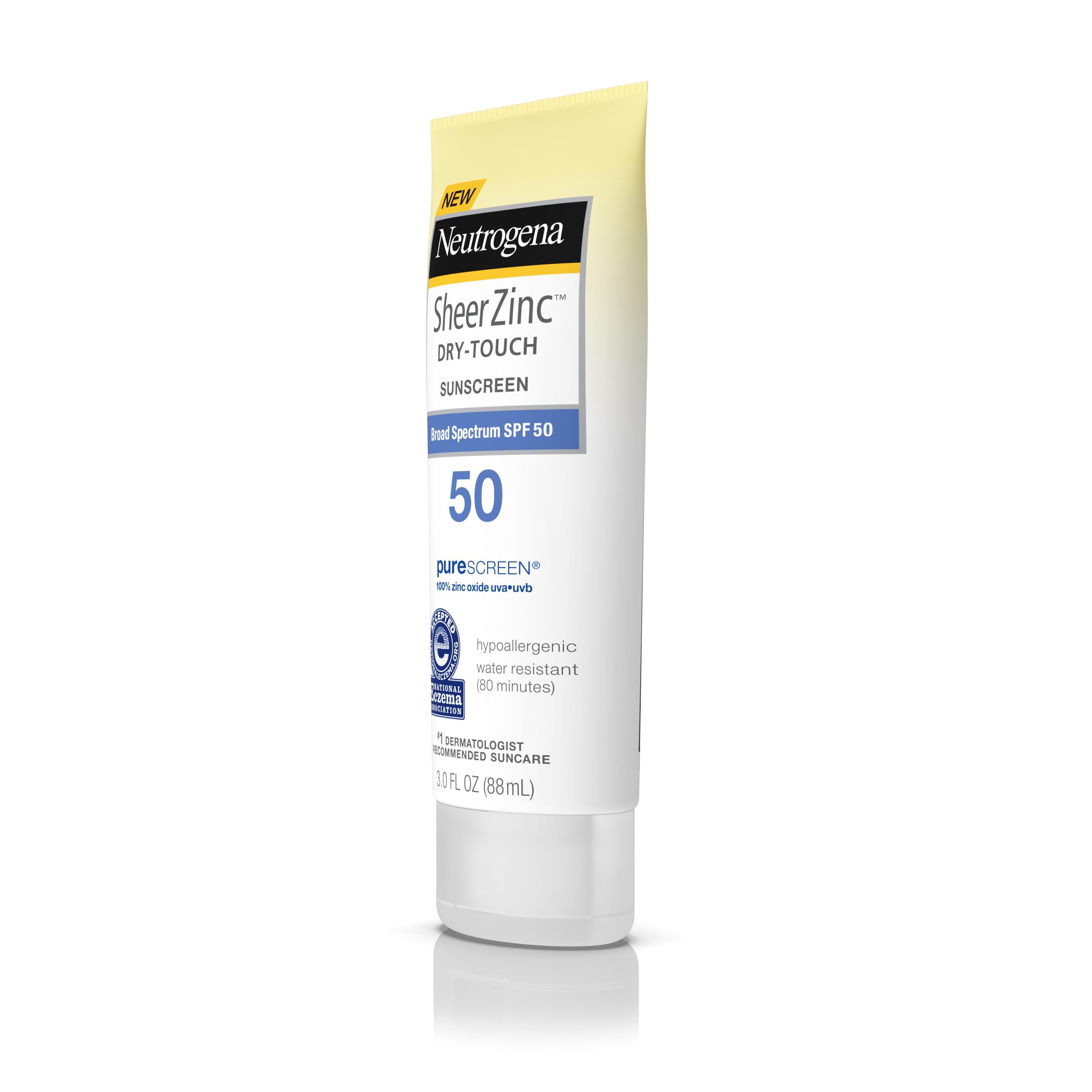 Kem chống nắng Neutrogena Sheer Zinc Dry-Touch Sunscreen SPF 50 88ml