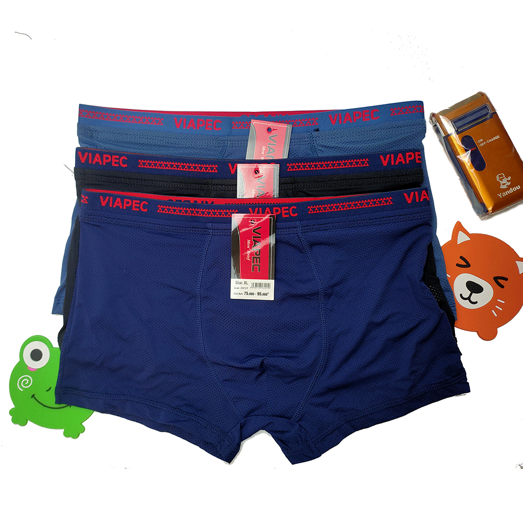 Combo 2 sịp đùi AMIHOUSE, quần lót thông hơi cao cấp dành cho nam