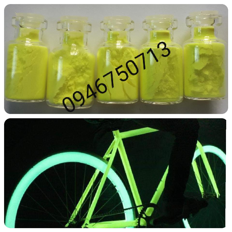 combo 15 lọ bột dạ quang kèm sơn pha