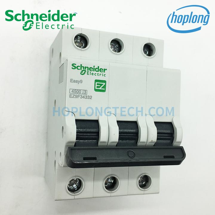Ez9f34325 easy9 schneider aptomat mcb 3 pha 25a easy9 dòng cắt 4.5ka schneider