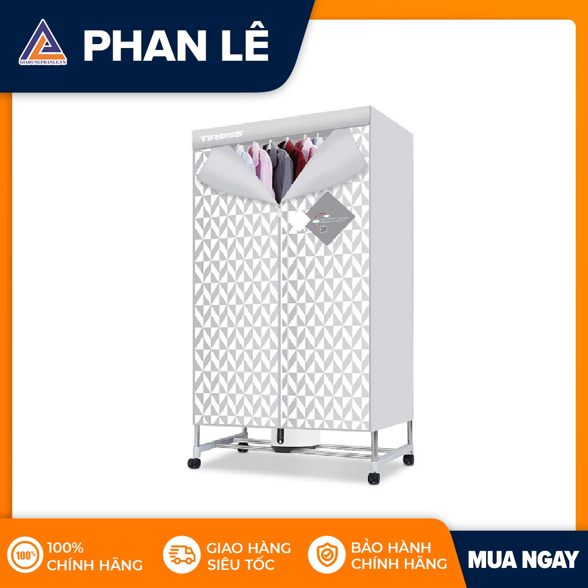 Máy sấy quần áo tiross ts883