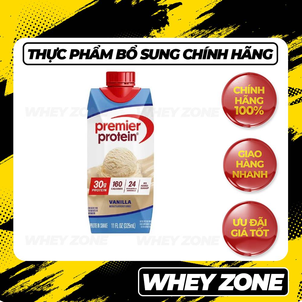 Premier Protein Shake 325ml - Tăng Cơ, Giảm Béo, Bữa Phụ Lý Tưởng