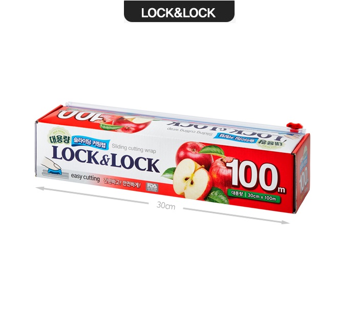 Màng bọc thực phẩm lock&amp;lock 30cmx100m lwp804