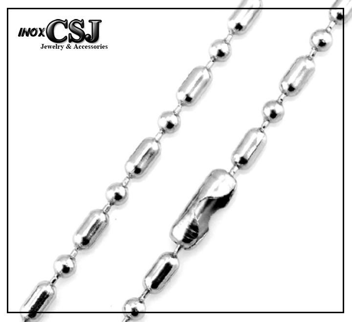 DÂY CHUYỀN NỮ INOX KIỂU TRÚC BI BÓNG ĐẸP KHÔNG ĐEN VÀ AN TOÀN CHO NGƯỜI ĐEO D022