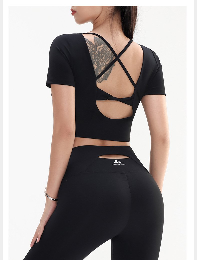 Set thể thao thun lạnh cao cấp quần dài áo croptop NiQiYaYaBei đẹp xuất sắc nhiều màu size L,M