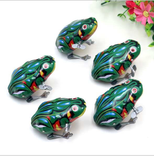 Đồ Chơi Trẻ Em Ếch Vặn Dây Cót Bằng Kim Loại Siêu Bền