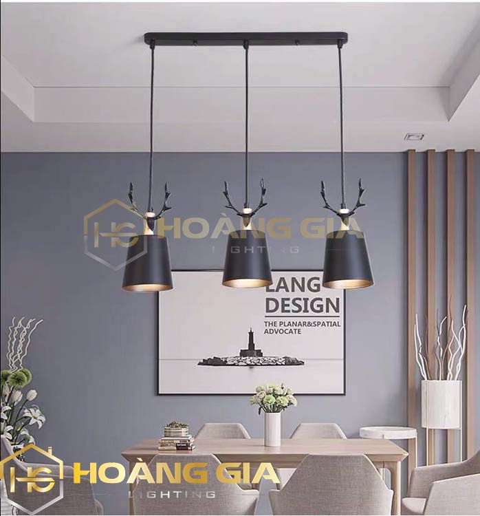 Đèn Thả Trần -  Đèn Thả Bàn Ăn Cao Cấp kèm bóng LED chuyên dụng và đế ốp trần