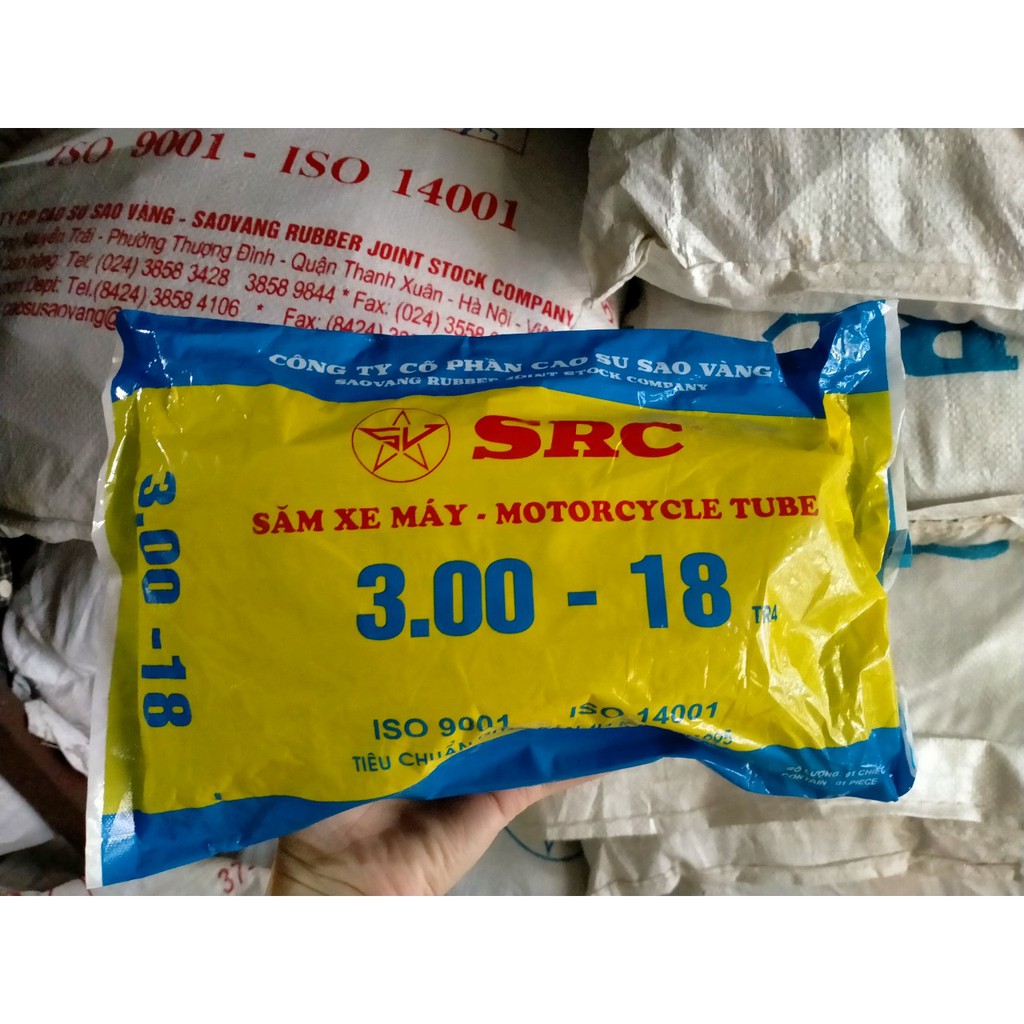 Ruột xe máy min 300-18 sao vàng