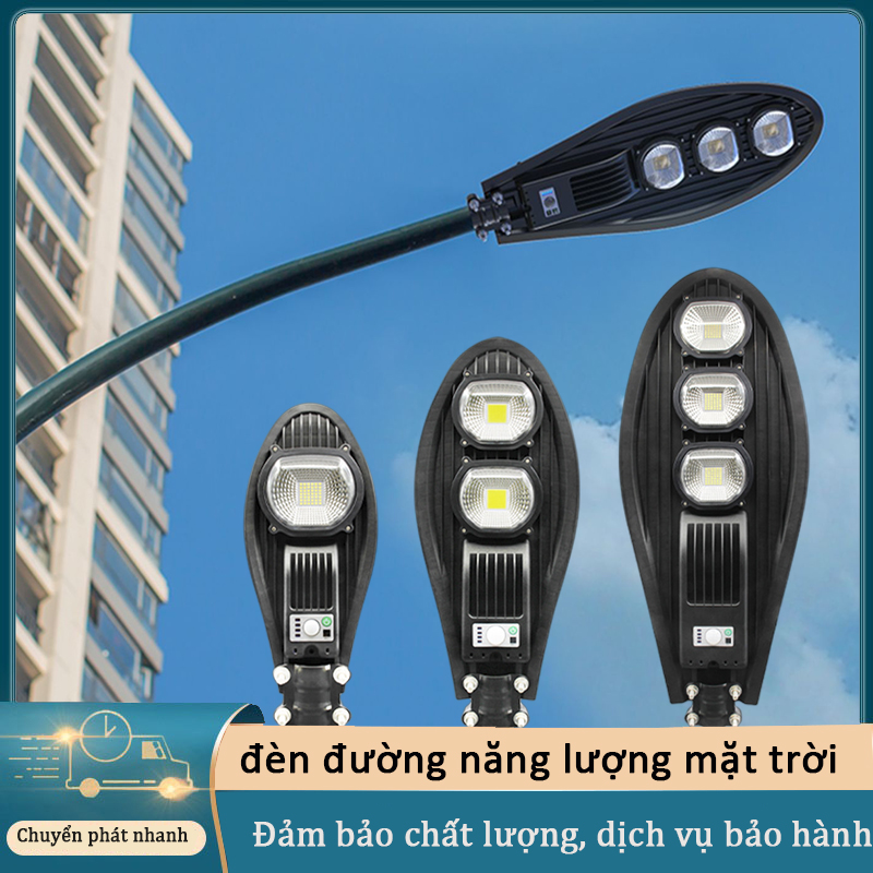 Đèn led đường phố 50W 100W 150W hình chiếc lá, đèn cao áp chiếu sáng đường phố ngoài trời chính hãng bảo hành 1 năm