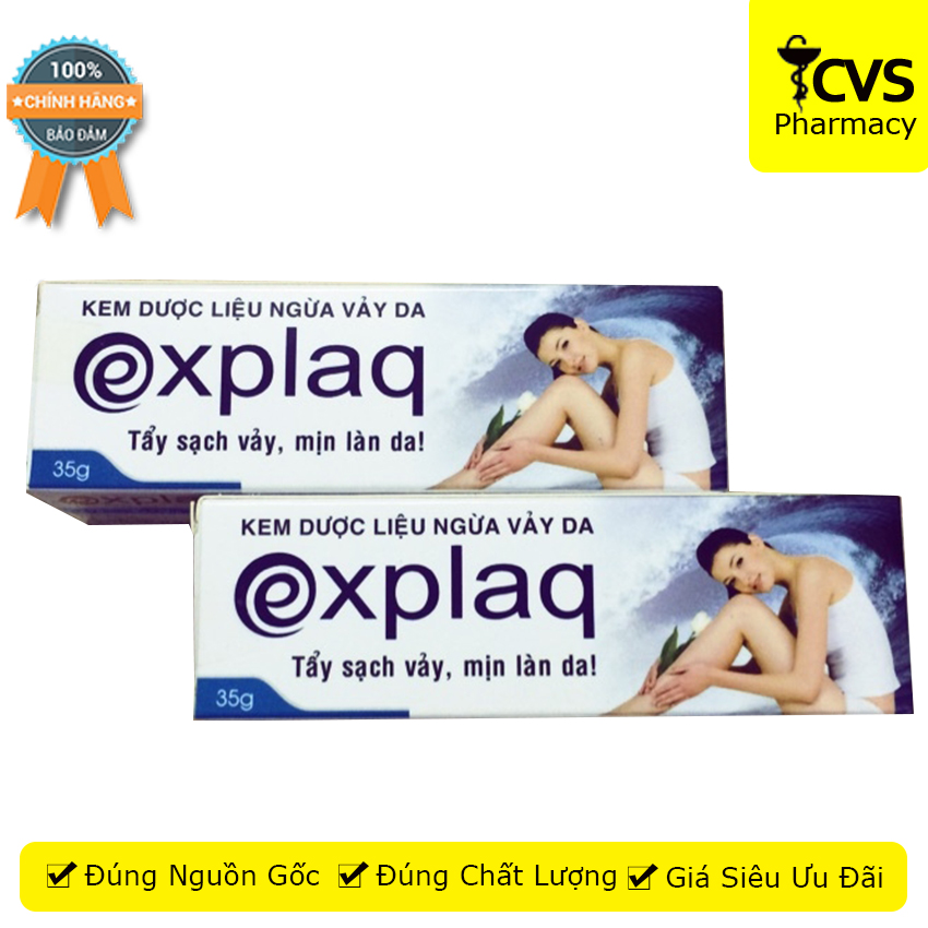 [HCM]Kem Ngừa Vảy Da Explaq (Tuýp 35g) - Giúp Dưỡng Da Và Làm Sạch Tế Bào Da Chết - cvspharmacy