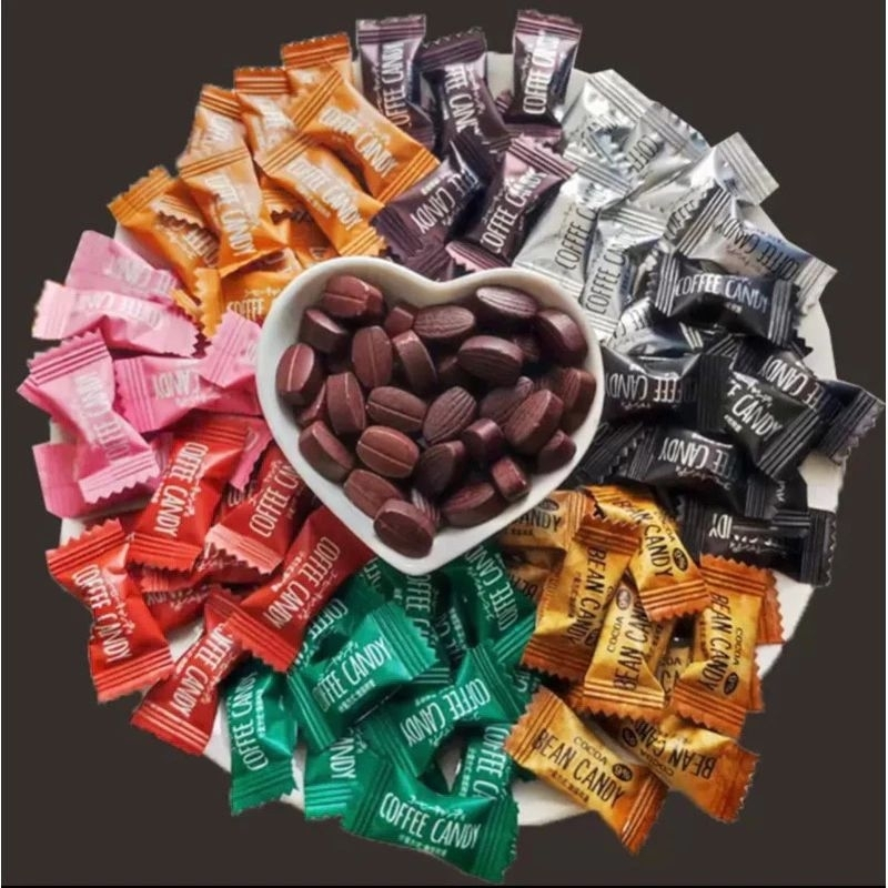 Kẹo Cà Phê Không Đường Coffee Candy Pamiriter Mix Vị