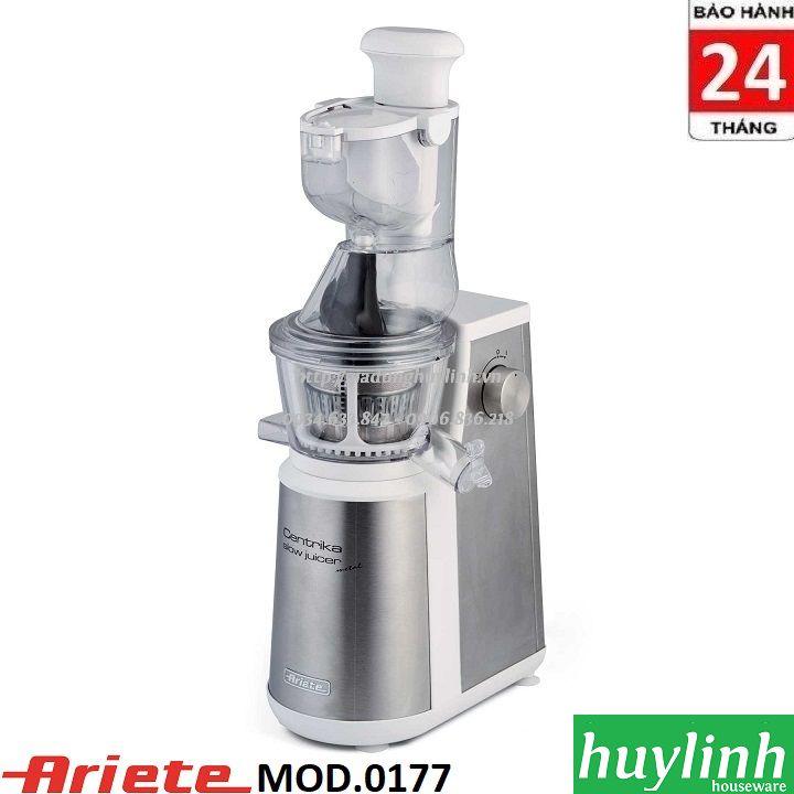 Máy ép chậm ariete mod 0177 - máy ép trái cây