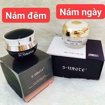 Combo kem face nám swhite