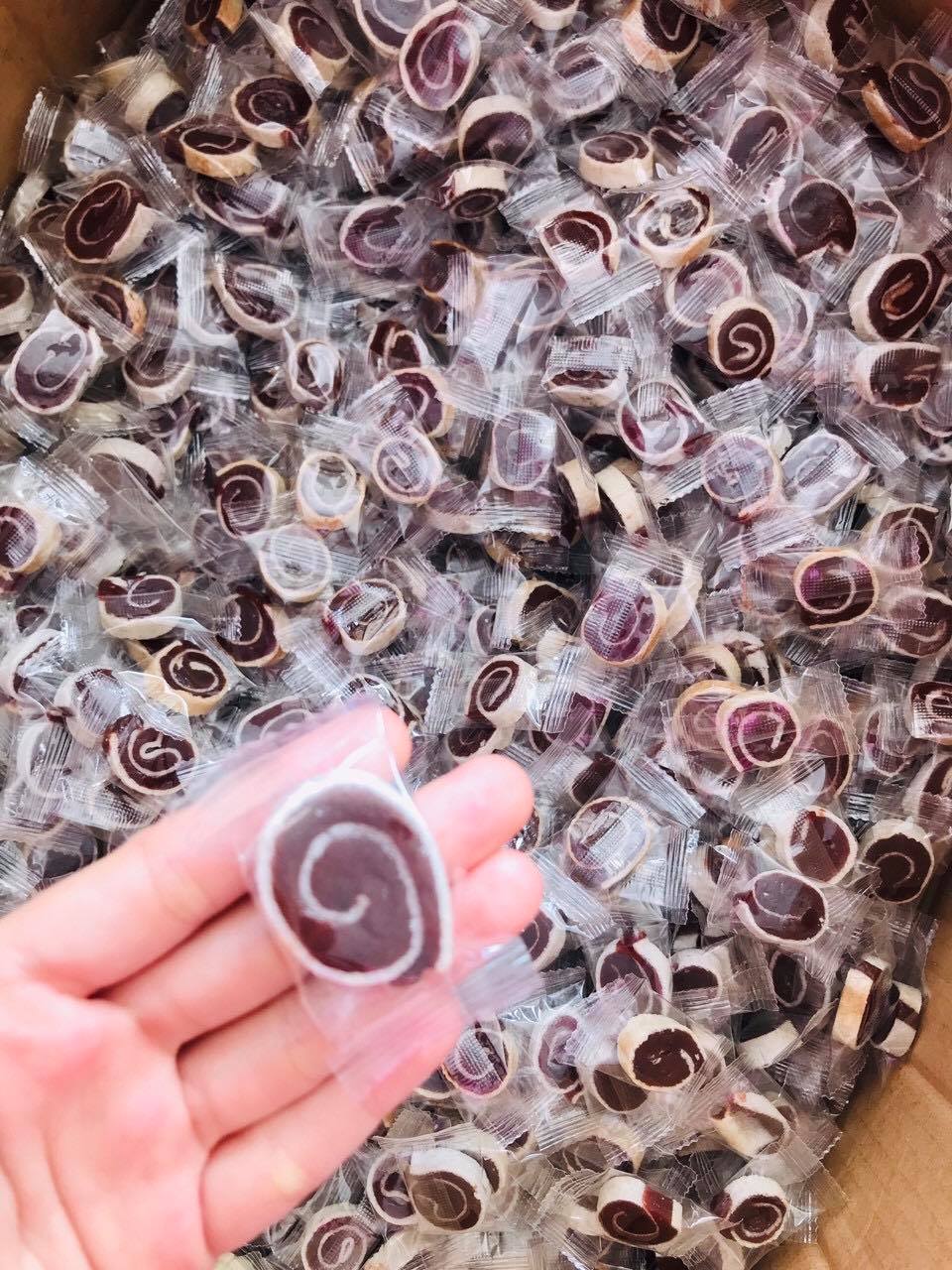 3 LẠNG KẸO CHUỐI TƯƠI CUỘN BÁNH TRÁNG GIÒN ĐẶC SẢN BẾN TRE