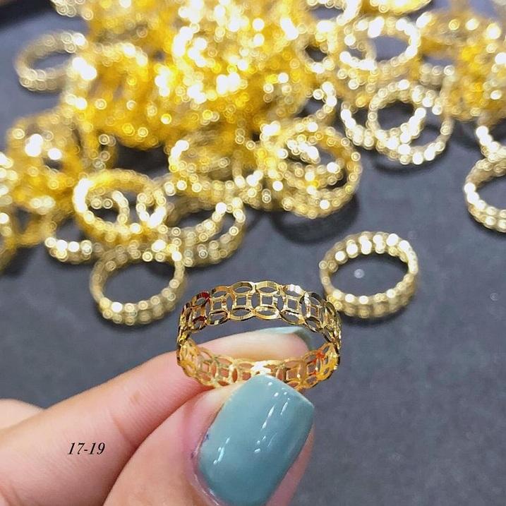Nhẫn vàng tây kim tiền MS19