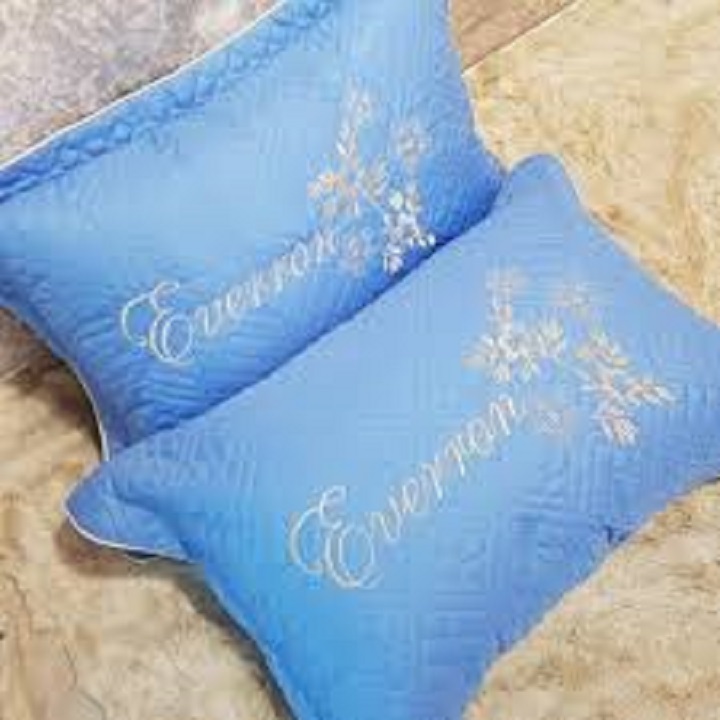 Bộ 2 vỏ gối cotton lụa satin trần bông kích thước 45x65cm