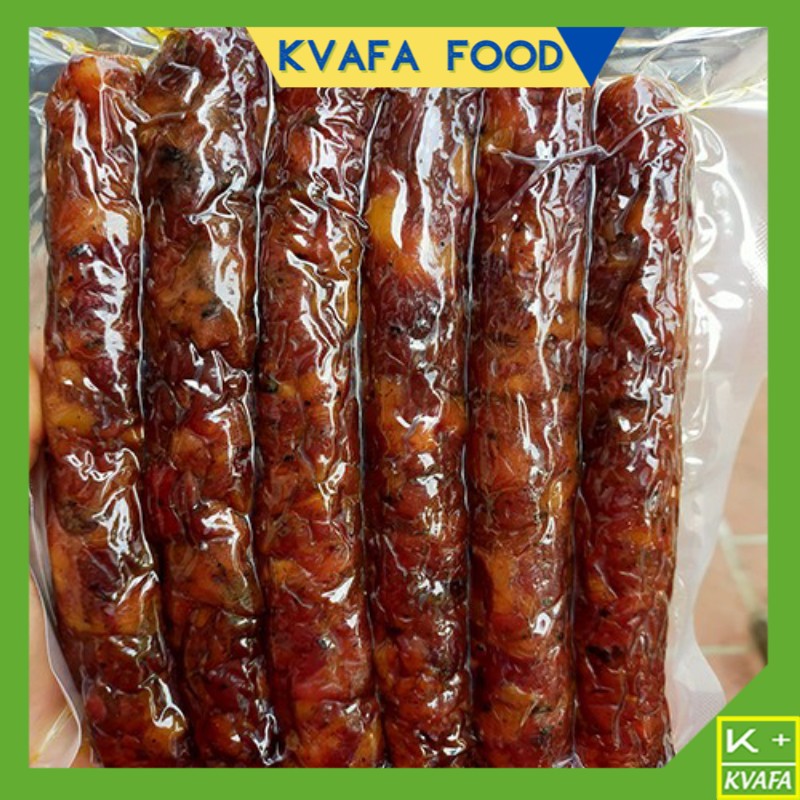 Lạp Sườn Tây Bắc Loại Đặc Biệt, Làm Từ  Thịt Lợn Bản SaPa, Với Công Thức Đặc Biệt Cho Hương Vị Ngon Khó Cưỡng, Đóng Túi 500gr Hút Chân Không [KVAFA FOOD]