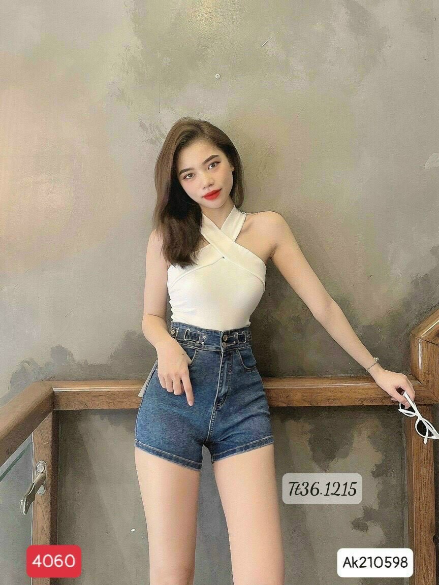 Quần Jean Đùi Nữ  Lưng Cao Thời Trang Trẻ Trung  Siêu Đẹp Mẫu Mới Cực HOT Nhất Hiện Nay DUI4060