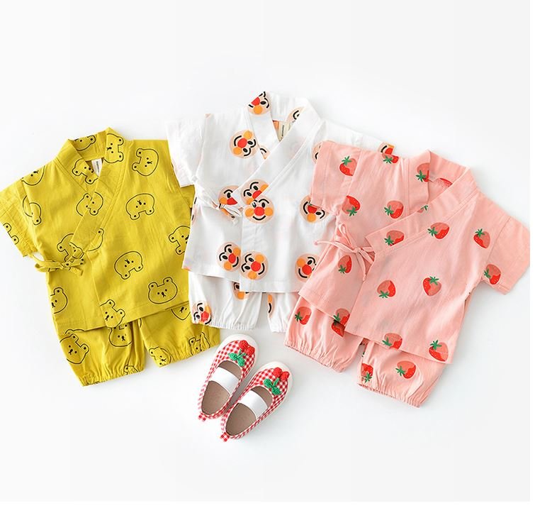 Đồ bộ bé trai và đồ bộ bé gái 8-20kg yukata qate880 - đồ bộ cho bé trai và đồ bộ cho bé gái