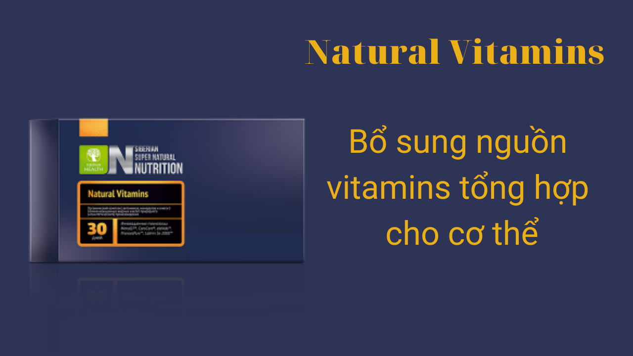 Thực phẩm bảo vệ sức khỏe Siberian Super Natural Nutrition. Natural Vitamins