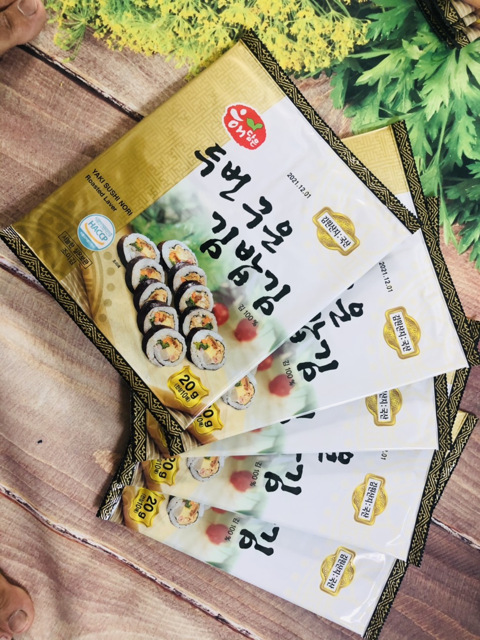 Combo 5 gói rong biển lá kim làm kimbap_minhnhatfood