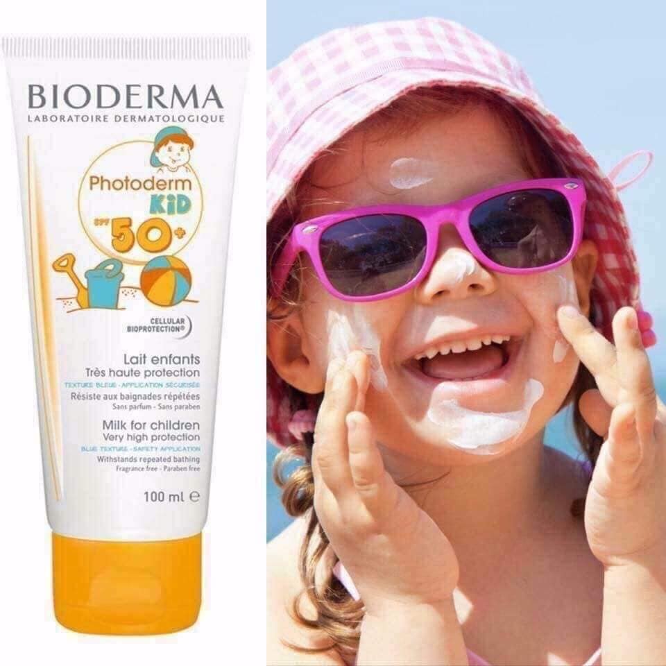 (HÀNG CHUẨN AUTH)Kem Chống Nắng Cho Bé Bioderma-Bảo Vệ Da Bé Toàn Diện Dưới Tác Động Của Môi Trường-Bảo vệ tối đa làn da mỏng manh và nhạy cảm, thích hợp cho cả mặt và cơ thể.