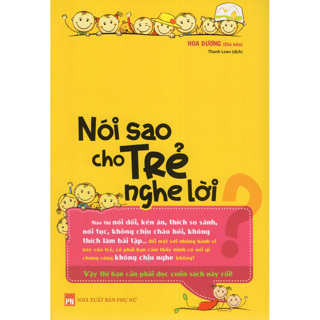 Sách: nói sao cho trẻ nghe lời