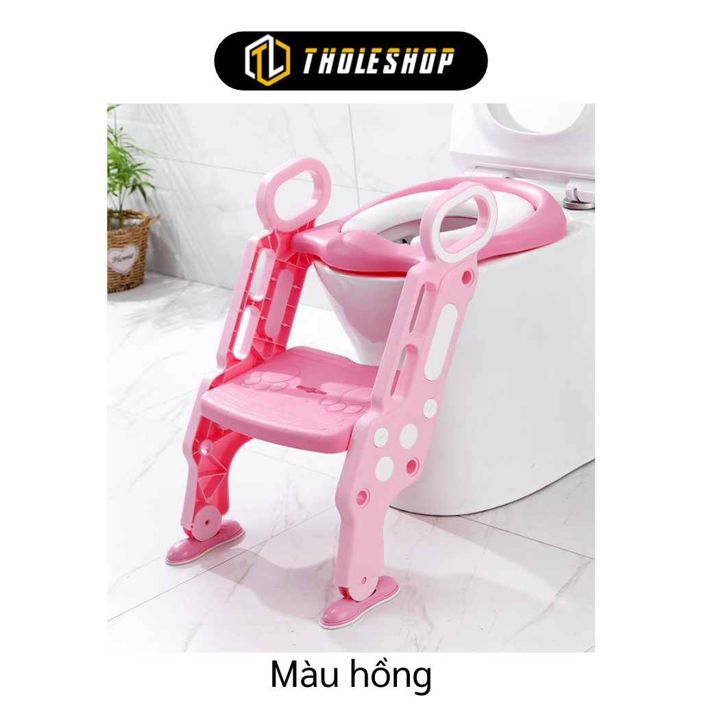 [hcm]dụng cụ thu nhỏ bồn cầu cho bé - bệ lót bồn cầu cho bé thiết kế hình cầu thang - bệ lót thu nhỏ bồn cầu - ghế bệ lót ngồi vệ sinh cho bé 4