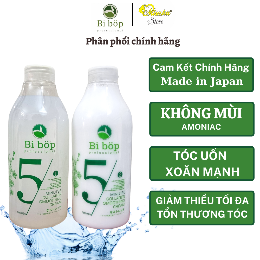 Thuốc uốn lạnh , thuốc dập 800ml - - thuốc uốn tóc bibop số 1 , 2