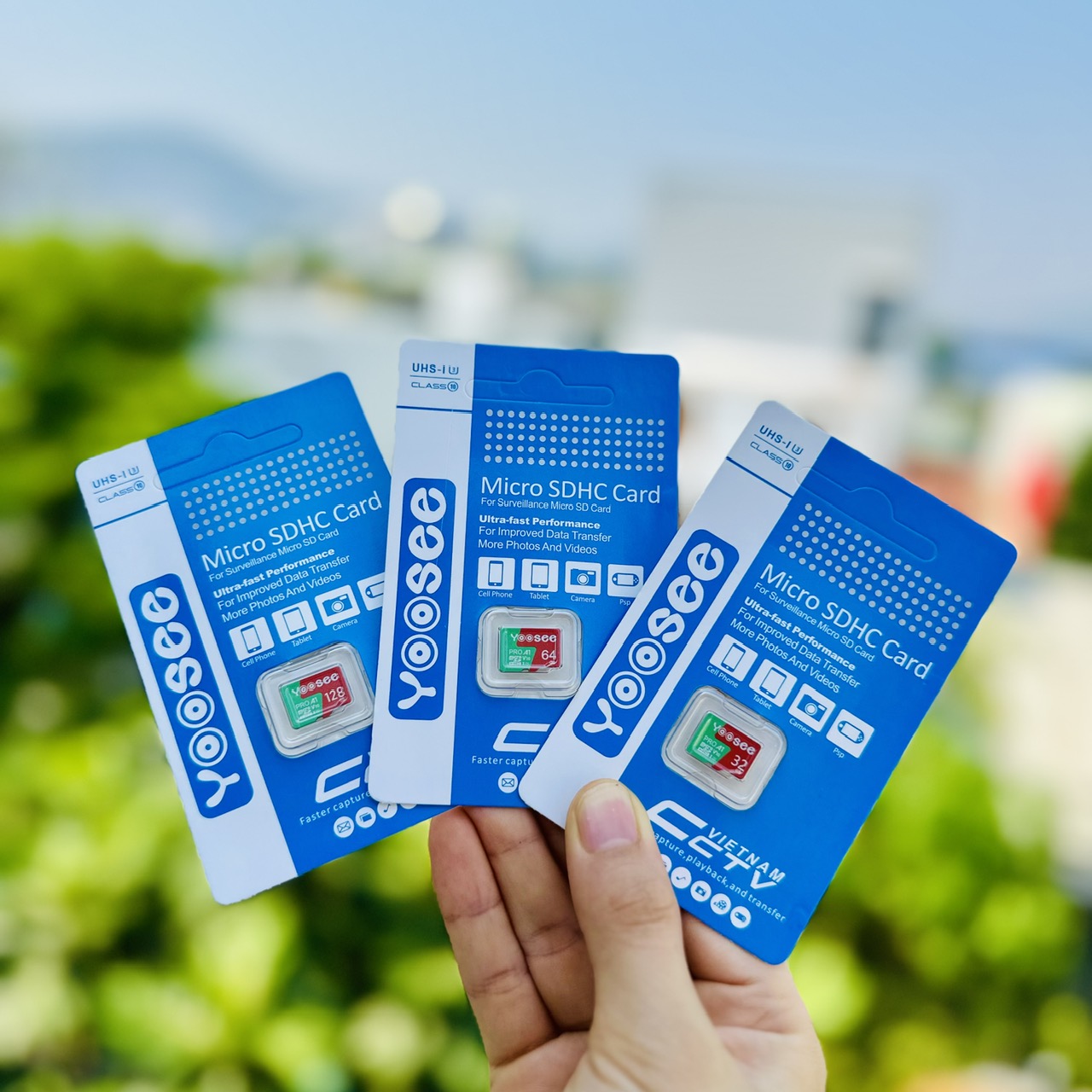 Thẻ Nhớ YOOSEE 64GB/32GB Tốc Độ Cao,Chuyên Dụng Cho Camera Wifi, Camera Hành Trình, Điện Thoại, Thiết Bị Điện Tử Chính Hãng BAO SỈ