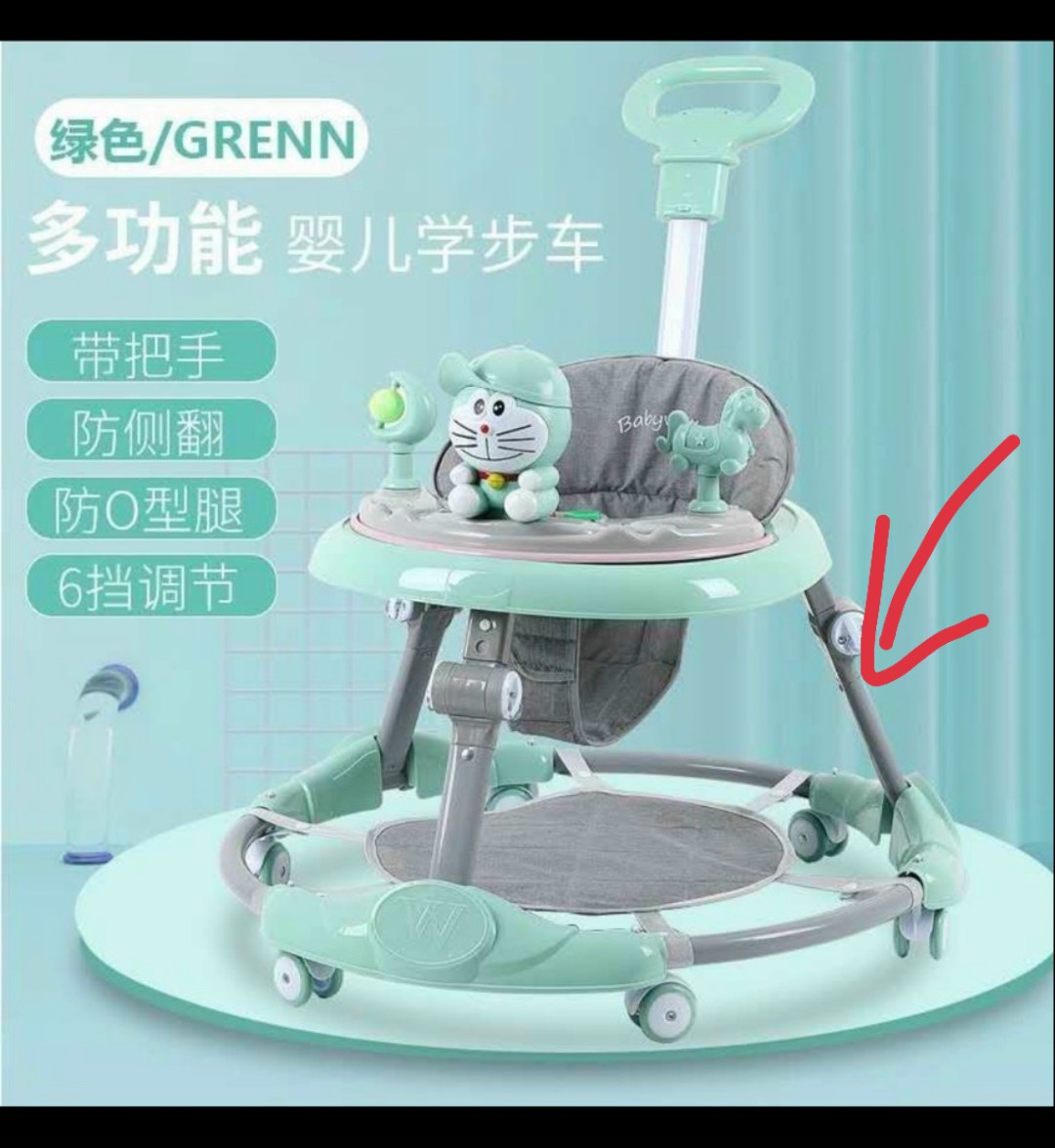 Xe Tập Đi Cho Bé Khung Xe Kim Loại Chắc Chắn Có Kèm Nhạc,Đèn -Thỏ Xinh Store