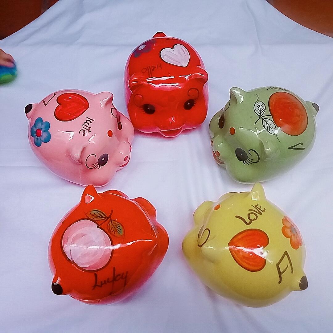 COMBO 5 heo đất cỡ nhỏ 14 cm siêu tiết kiệm