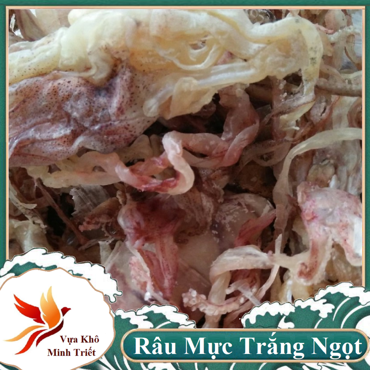 Râu mực khô khô râu mực chuyên nấu mì ngon ngọt nước lèo giá rẻ giao nhanh-vựa khô minh triết