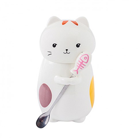 Cốc sứ chú mèo lắm chiêu - Quà Trực Tuyến