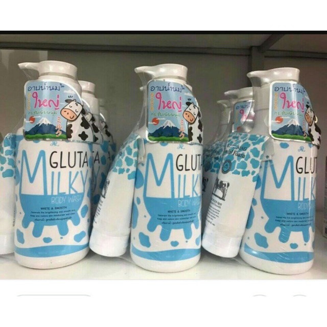 Sữa tắm con bò Gluta Milky Thái Lan 800ml