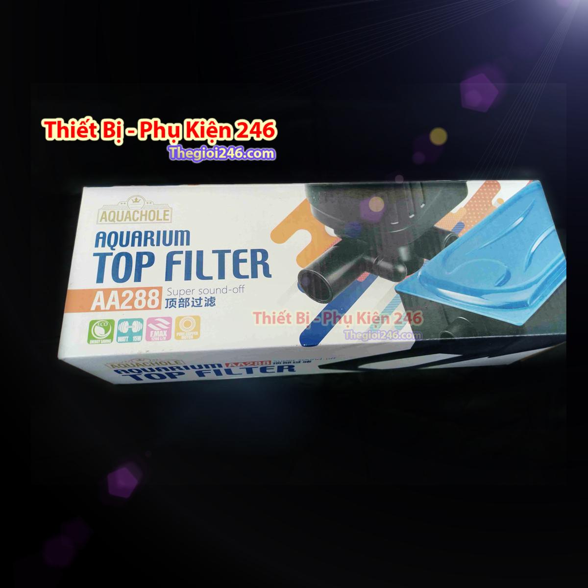 Máy bơm hồ cá AA288 New loại tốt (trang bị đầy đủ máy bơm, hộp lọc)