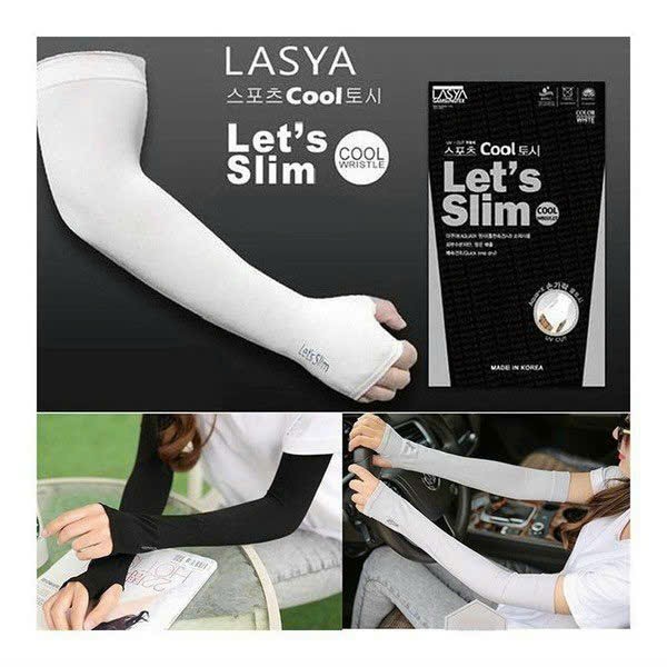 Găng Tay Chống Nắng Hàn Quốc Xỏ Ngón Let's Slim đủ màu Dày Dặn Ngăn Tia UV (1 đôi)