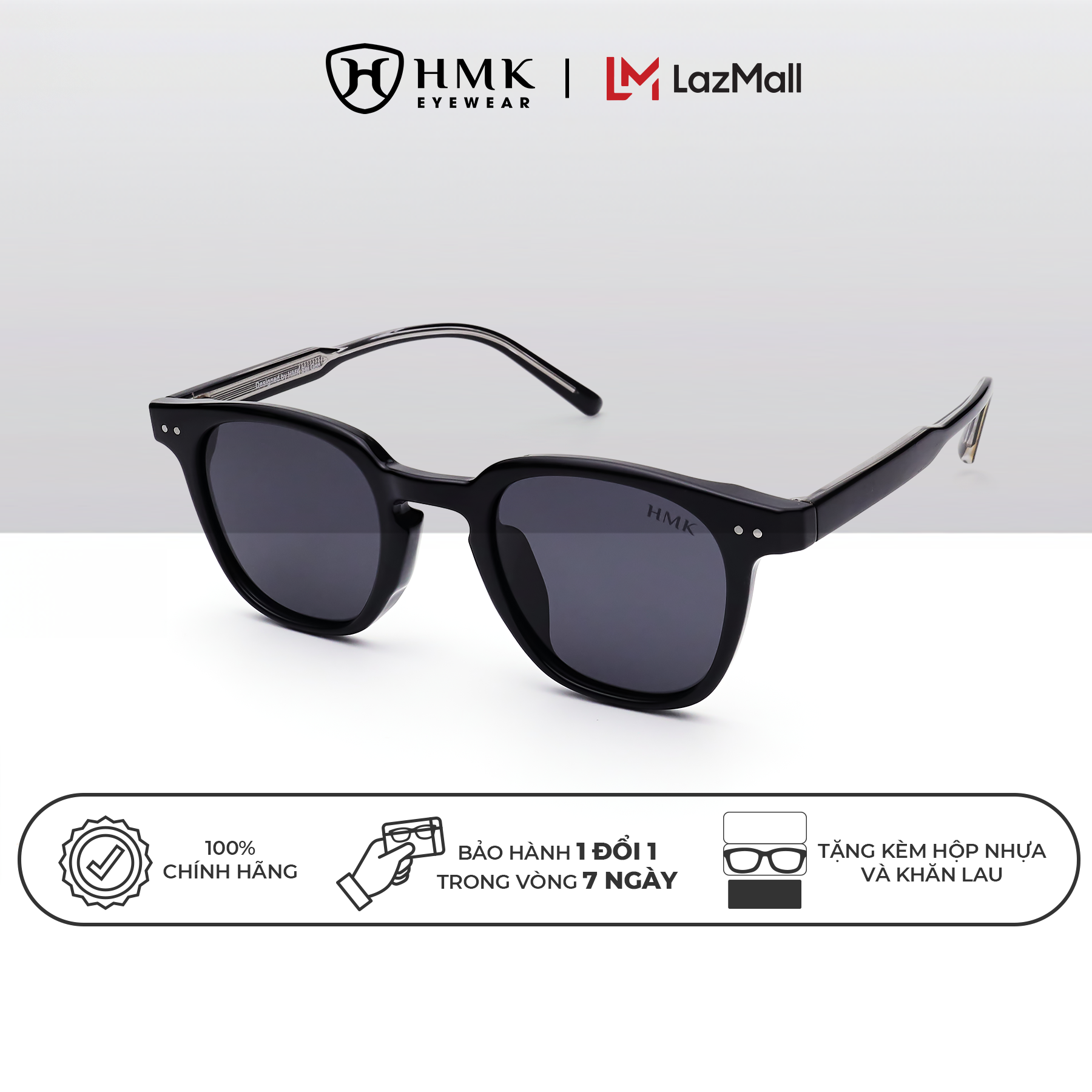 Kính mát hmk eyewear nam nữ thời trang cá tính nhiều màu sắc - km9078