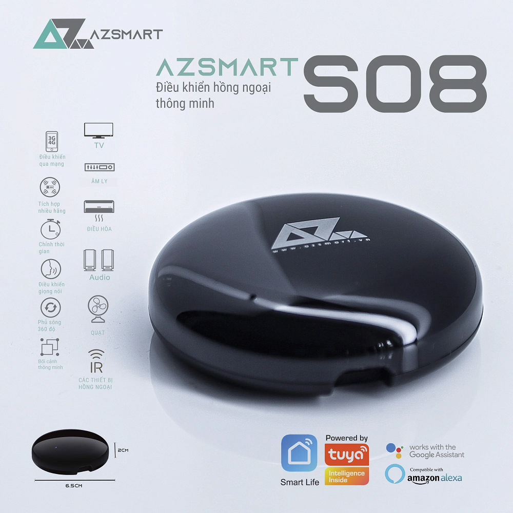 Bộ điều khiển hồng ngoại s08 tuya smart