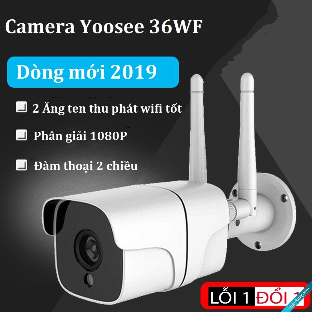 Camera quan sat mini, camera chống trộm có dây, camera ngoài trời yoosee 36wf dòng camera thế hệ mới, độ phân giải full hd 1080p, đàm thoại 2 chiều, mắt hồng ngoại quan sát ban đêm, chống nước tốt - bigsale 50% từ alyma.