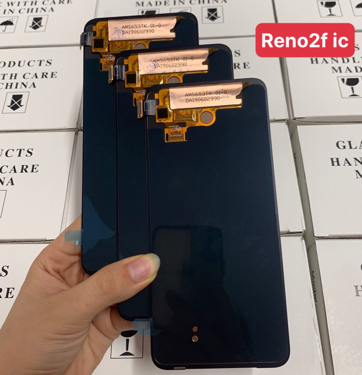Màn hình oled rời oppo reno 2F / oppo k3 màu đen, có vân tay