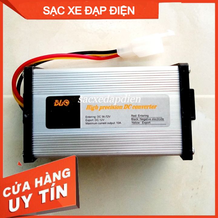 Cục đổi nguồn hạ áp xe điện từ 36v-85v xuống 12v