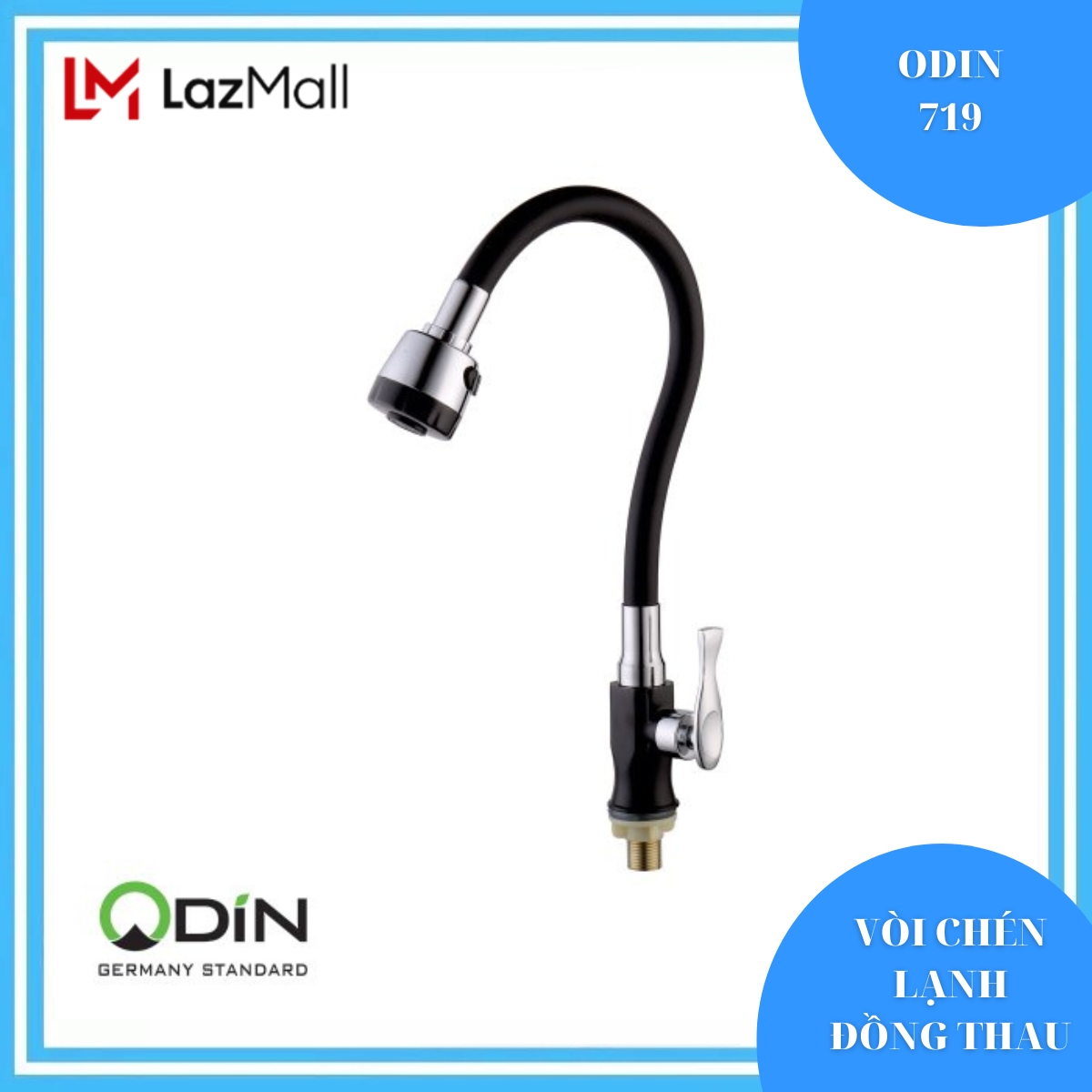Vòi chén lạnh đồng thau odin 719