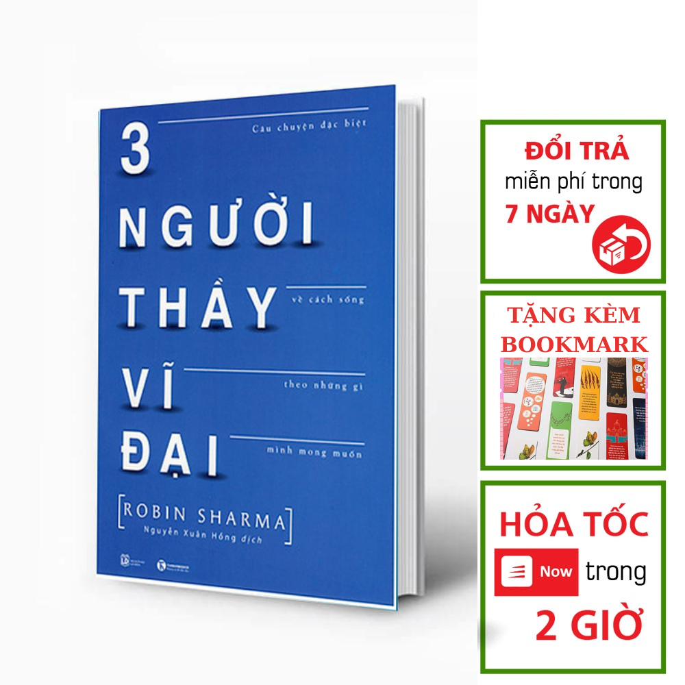 Ba Người Thầy Vĩ Đại (Tặng kèm bookmark)