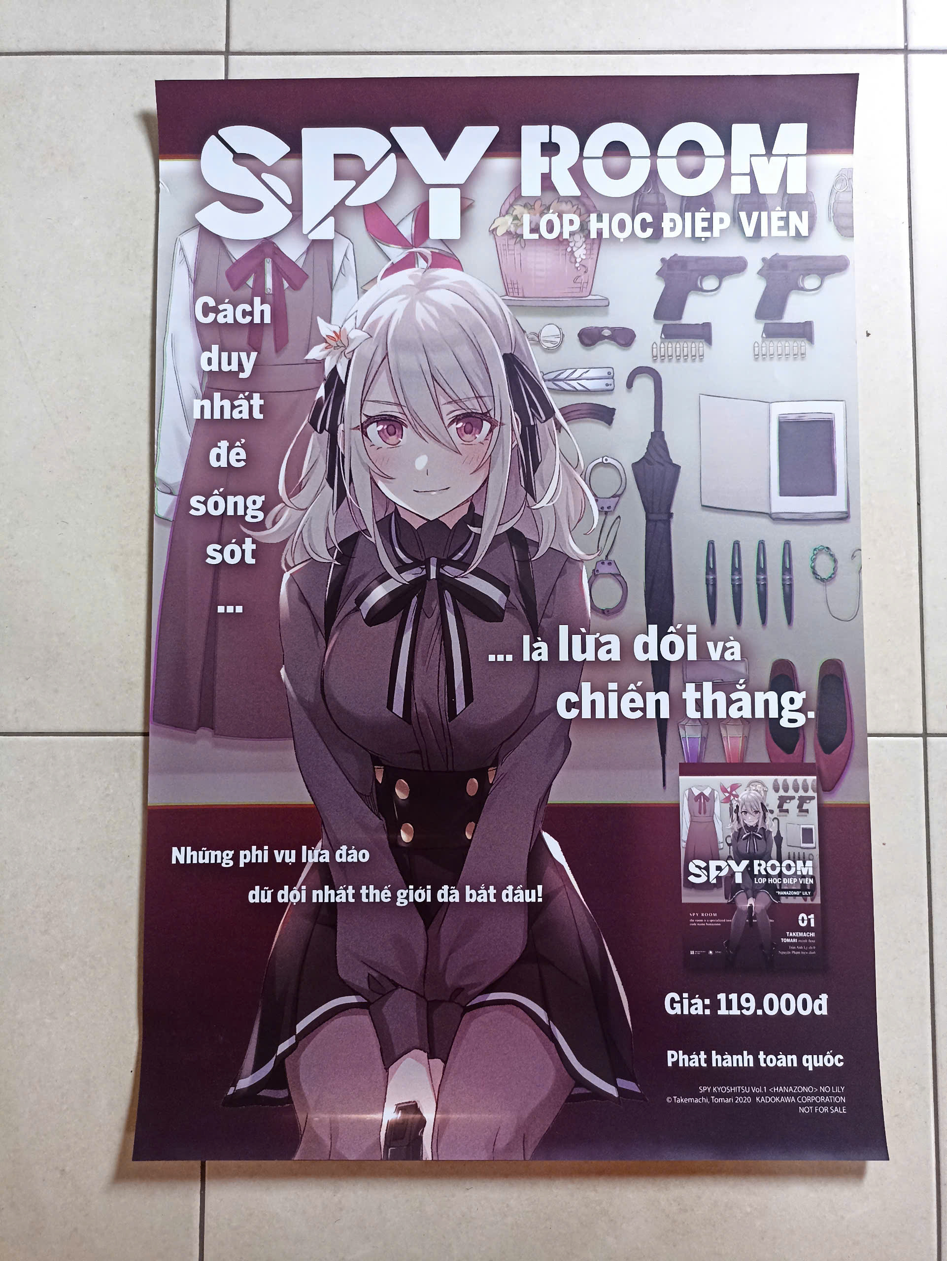 Phụ kiện Poster Spy Room Lớp Học Điệp Viên