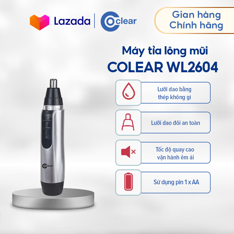 Máy Tỉa Lông Mũi Coclear WL2604 - Tỉa Được Cả Lông Mũi Và Lông Tai - Hàng Chính Hãng Bảo Hành 24 Tháng.